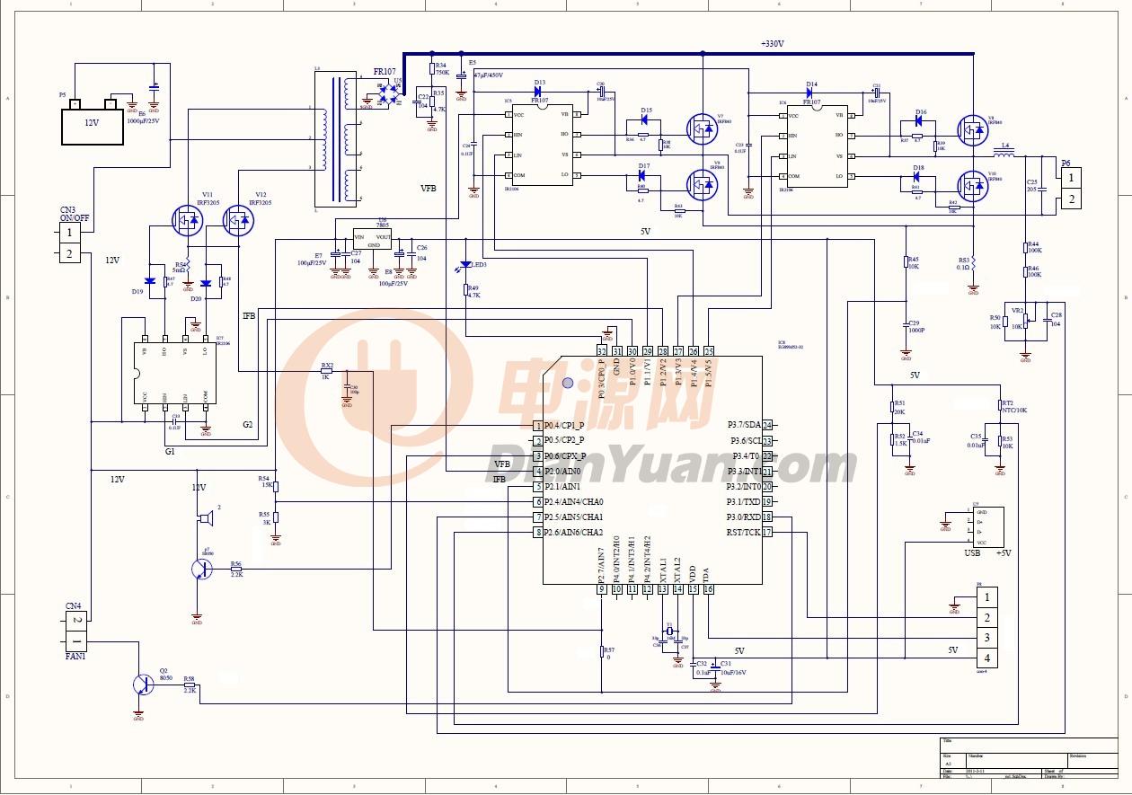 Инвертор союз 24в 220в 1500w схема